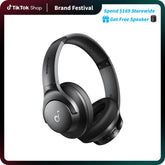 Soundcore by Anker Q20I Hybrid Active Noise Cancelling Headphones, Wireless Over-Ear Bluetooth, 40H Long ANC Playtime, Hi-Res Audio, Big Bass, Customize via an App, Transparency Mode