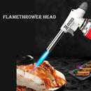 Portable Welding Gas Torch Flame Nozzle Butane Burner Outdoor Camp BBQ Lighter Flamethrower Kitchen Supplies Welding Equipment