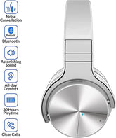 Comfortable over-ear Bluetooth headset for travel and work