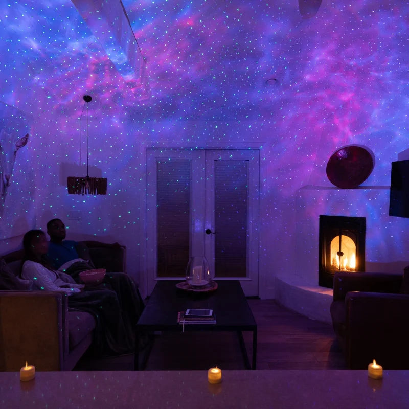 aurora wave led nebula projector room ambiance