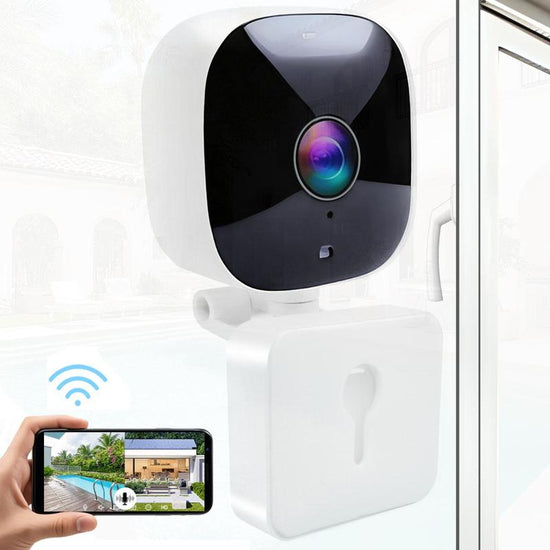 Window wall security camera indoor monitoring