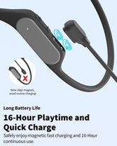 TOZO Openreal Open Ear Headphones Bluetooth 5.3 Air Conduction Wireless Headphones Sport Earbuds with Premium Sound Audio Connection Wireless Earphone Open-Ear Headphone Fathersdaygift