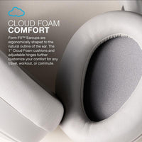 JLab JBuds Lux ANC headphones side angle
