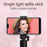 Selfie Stick Tripod with Remote Control, Bluetooth- Selfie Portable Tripod Stand Phone Holder Compatible with Iphone Samsung Alloy Aluminum
