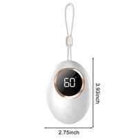 Hand Warmers Rechargeable 3 Modes Instant Heat USB Power Bank Portable Electric Heater with LED Digital Screen Fast Warm