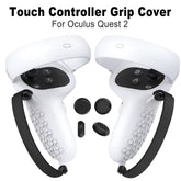 Touch Controller Grip Cover for Meta Quest 3 Head Strap Upgrade - Enhance your VR gaming experience with better grip and control.