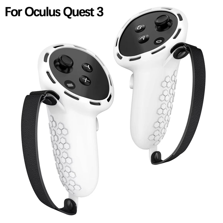 Meta Quest 3 Head Strap Upgrade controllers for Oculus Quest 3 with ergonomic design and adjustable grip.