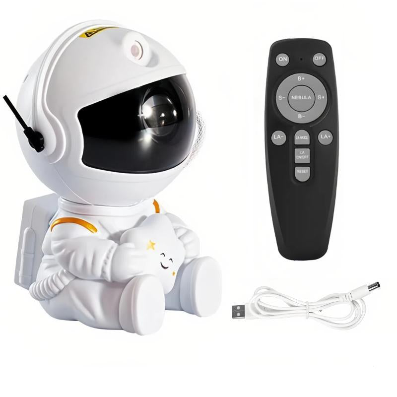 Astronaut Star Projector with remote control and USB cable for kids&