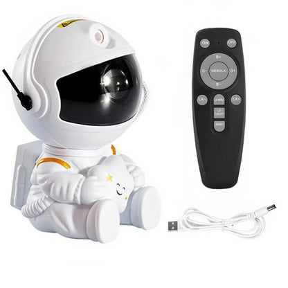 Astronaut Star Projector with remote control and USB cable for kids&