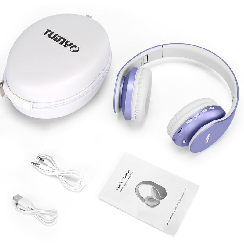 Long battery life TUINYO wireless Bluetooth headphones