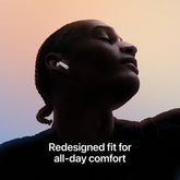 Apple AirPods 4 wireless headphones with iPhone