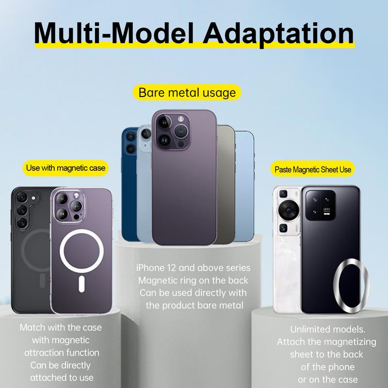 【Dealsforyoudays】Telesin Magnetic Selfie Stick Tripod with Bluetooth Remote Control, 27" Extendable Phone Stand Tripod for Magsafe for Iphone 15 14 13 12 Pro Max Series, All Android Phones with Magnetic Functionality