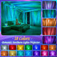 Northern Lights Projector Christmas Gifts for Teen Girls,18 Colors Galaxy Projector for Bedroom Galaxy Light Projector,Remote Ambient Lighting Mood Lighting Room Lights,Cool Stuff Room Decor Aesthetic