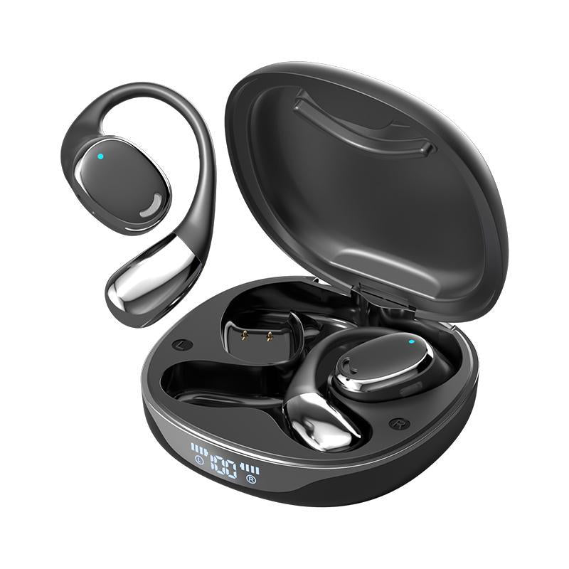 IPX4 Waterproof Wireless Earbuds with LED Battery Display – Sweatproof Bluetooth Earbuds with Mic for Running & Workout