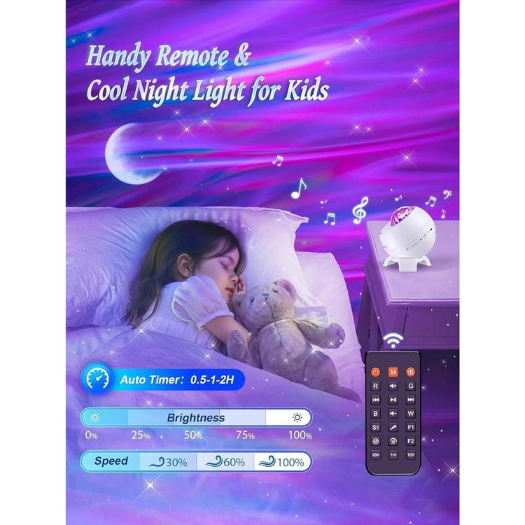 Star Projector Northern Lights Projector, 15 Colors Moon Light Star Projector Galaxy Light,15 Music& Galaxy Projector Aurora Light Projector,Remote Star Lights for Ceiling Projector