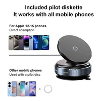 Vacuum Magnetic Suction Cup Car Phone Holder 360° Rotation Navigation Stand Bracket Car Magnetic Holder for Magsafe for Iphone