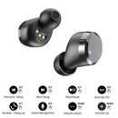TOZO T12 Pro Wireless Earbuds Bluetooth Headphones Audio Earphones Noise Noise Cancellation Streaming Headset Electronic In-Ear Earphone App Control Fathersdaygift