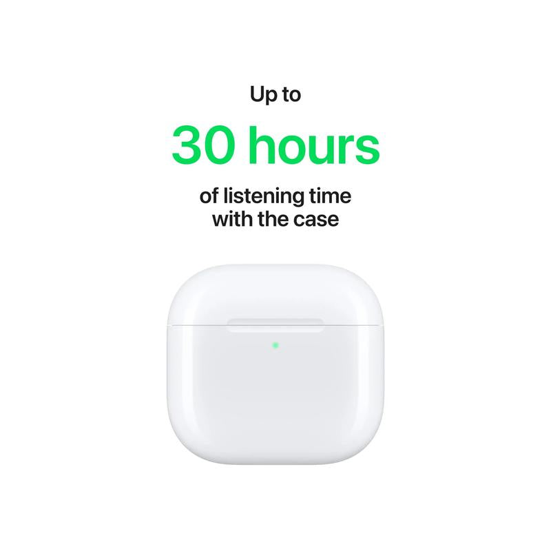 Apple AirPods 4 wireless headphones charging case open