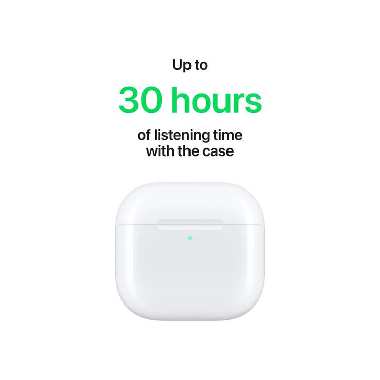 Apple AirPods 4 wireless headphones charging case open