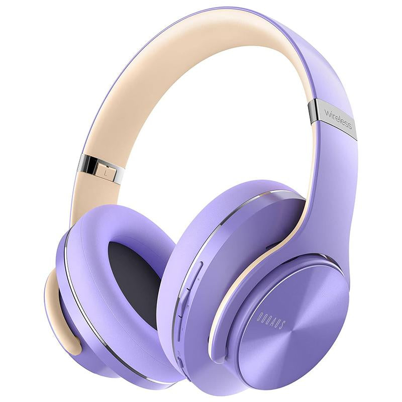 Wireless over-ear headset with 90H playtime DOQAUS