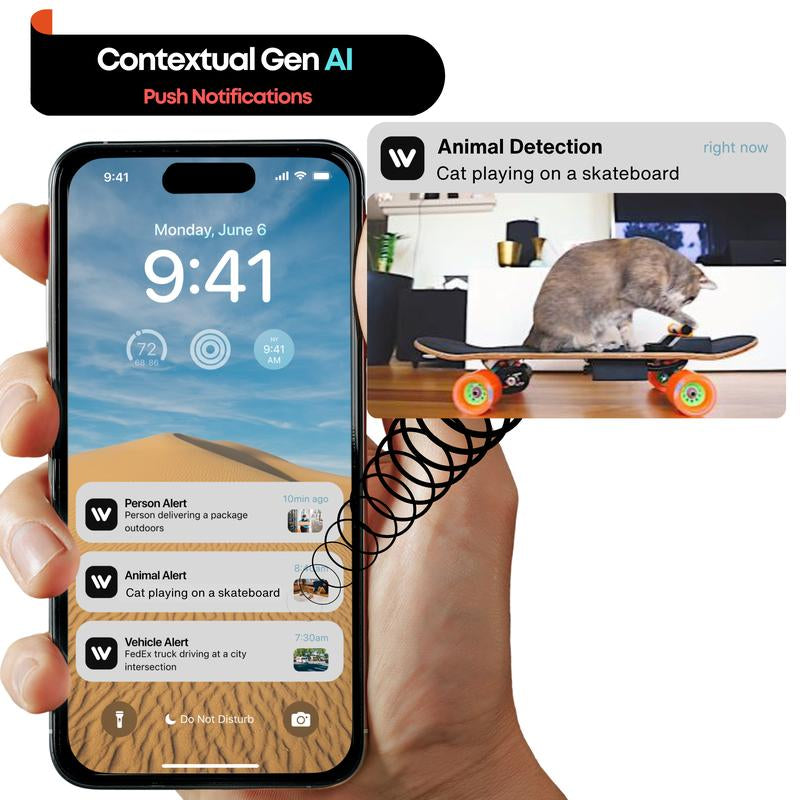 Two-way talk smart home security camera