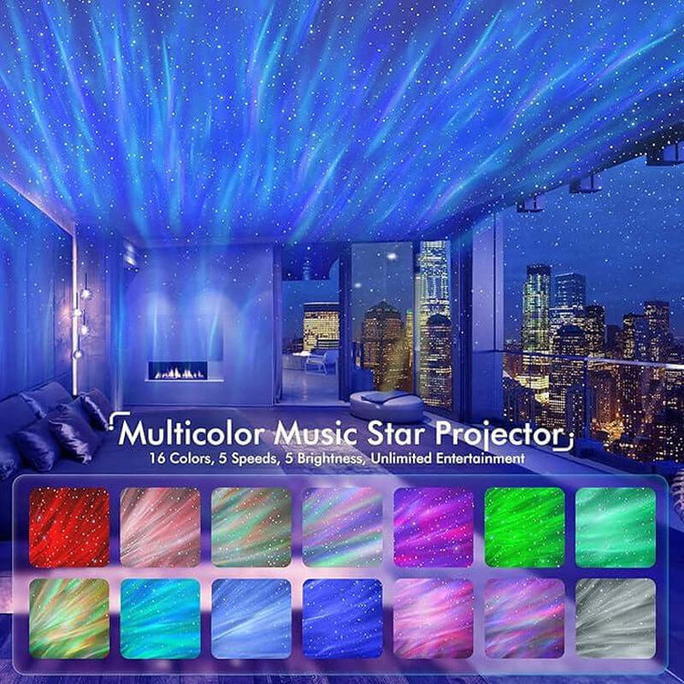 Star Projector Galaxy Light with Bluetooth