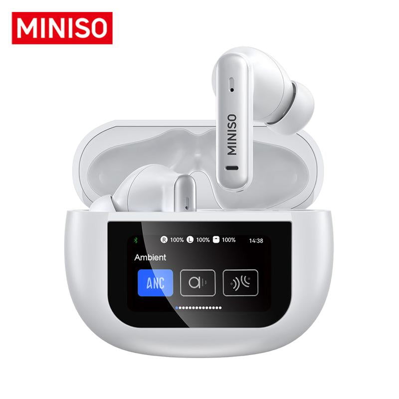 MINISO X25 TWS Wireless Earbuds – ANC, Touchscreen Display, 48h Battery