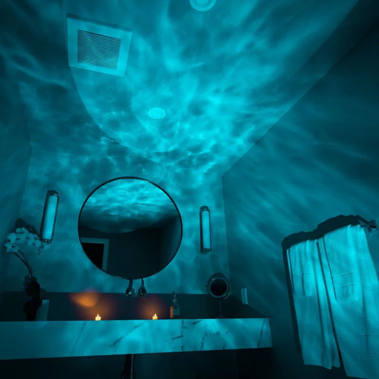 aurora wave led nebula projector room ambiance