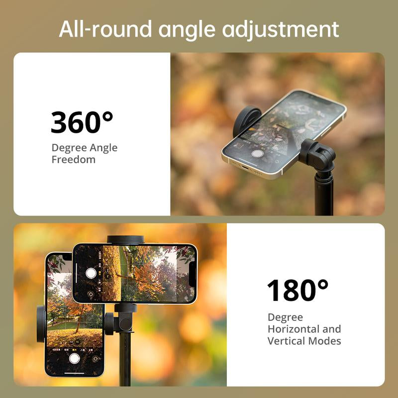 Syncwire 55" Selfie Stick Tripod with Rechargeable Bluetooth Remote, Compatible with Iphone, Samsung, Google, Sony and More (4.7-7 Inch Smartphones)