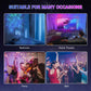 Astronaut Design Projector Night Light, USB Rechargeable Galaxy Projector Light with Remote Control, Decorative Light for Bedroom, Living Room, Home Decor