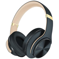 DOQAUS Bluetooth Headphones over Ear, 90 Hours Playtime Wireless Headphones with 3 EQ Modes, Noise Isolating Hifi Stereo Headphones with Deep Bass, Microphone, Soft Earpads for Cellphone/Pc Doqaus Headphones