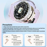 HP Wireless Earbuds, Semi-In-Ear Design Noise Cancelling Headphones, Stereo Bass Earphones, IPX4 Waterproof Sports Earphones, Lightweight Wireless Earbuds, Stereo Sound Headphone, Electronic