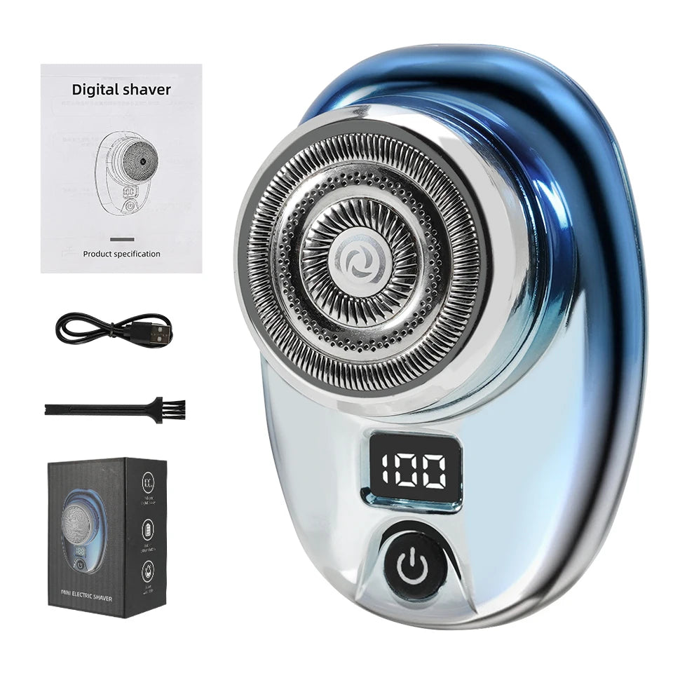 Electric Shaver for Men – Waterproof & Cordless Grooming Tool, Ideal for Travel & Daily Use