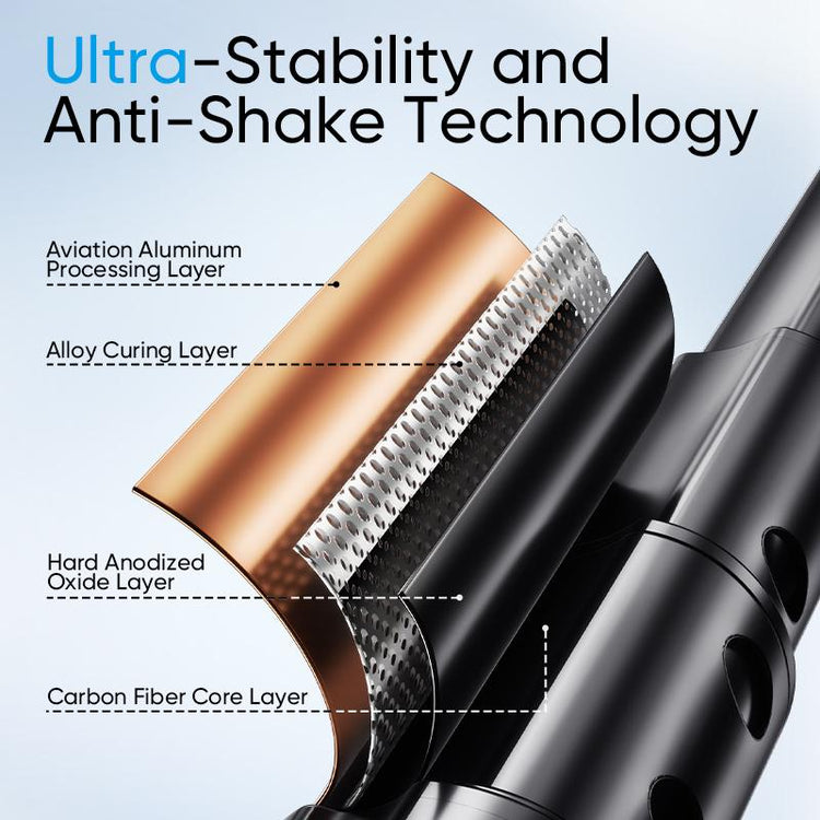 MAGIC JOHN 4-In-1 Multifunctional Magnetic Selfie Stick – 360° Rotation, Compact & Stylish, with Wireless Bluetooth Control, Magnetic Phone Holder for Selfies/Video Recording/Vlogging, Compatible with Most Phone Modes