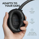 Soundcore Anker Life Q20 Hybrid Active Noise Cancelling Headphones, Wireless over Ear Bluetooth Headphones, 70H Playtime, Hi-Res Audio, Deep Bass, Memory Foam Ear Cups, Travel, Office, USB-C Charging
