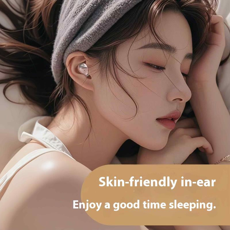 Invisible Sleep Wireless Earphone,True Sleeping Earphone Headphones, High-Fidelity Powerful Stereo Sound Quality, Waterproof Noise Reduction,Go Popear Buds Sleep Mini Earbuds,Teenage Girl Gift,Bluetooth 54 Earbuds, Glam Gadgets, Headset with Charging Case