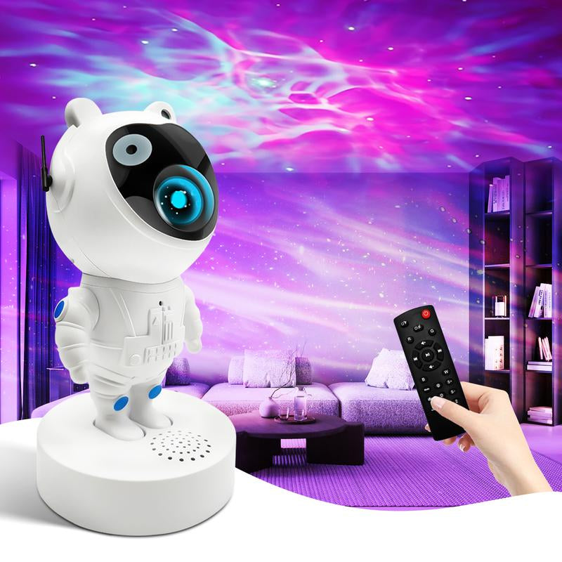 Astronaut Galaxy Projector with Timer and Remote, Nebula Ceiling LED Lamp with Bluetooth Speaker Best Gift for Kids Room Decor Aesthetic Birthdays