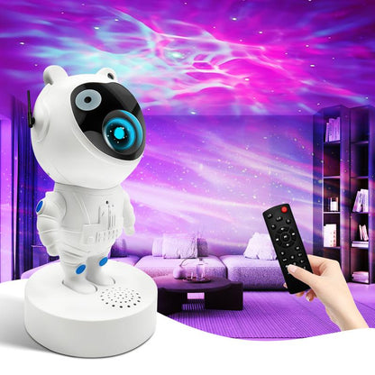 Astronaut Galaxy Projector with Timer and Remote, Nebula Ceiling LED Lamp with Bluetooth Speaker Best Gift for Kids Room Decor Aesthetic Birthdays