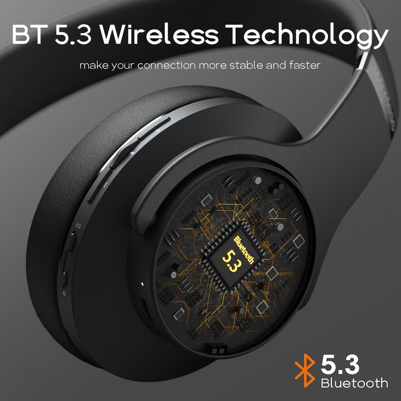 DOQAUS over-ear headphones with noise reduction technology