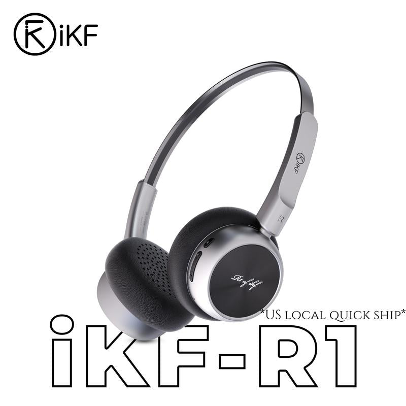 Lightweight vintage-style wireless headphones
