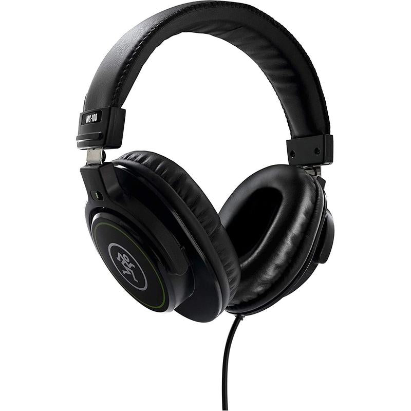 Mackie MC-100 Studio Headphones – Closed-Back Over-Ear for Recording