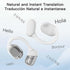 Z-ZIHNIC S11 AI Translation Earbuds 2026 New Model, Real-Time Voice Translator in 200+ Countries & 134 Languages via App, Bluetooth 5.4, IPX5 Waterproof, Hifi Sound, Wireless Earphones for Travel & Sports