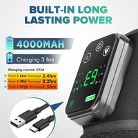 Heated Vibration Knee Massager Intelligent Knee Shoulder Pad Hot Compress USB Charging Pad, New Year & Winter Gift, Christmas Gift, Stocking Fillers, Massagers