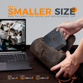 TESSAN Flat Plug Surge Protector Power Strip, 30W Fast Charging Station, 5FT Flat Extension Cord with 4 Outlets & 4 USB C, Wall Mount Compact Desk Charging Station for Office, Dorm, Home Essentials