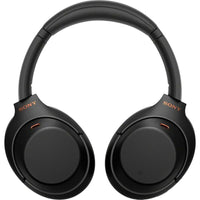 Sony WH 1000XM4 wireless noise cancelling headphones close-up