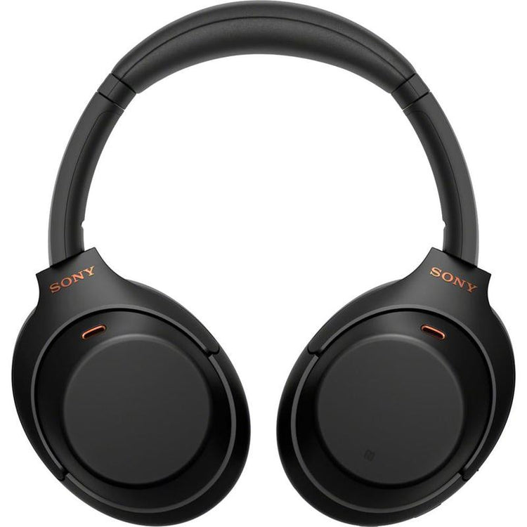 Sony WH 1000XM4 wireless noise cancelling headphones close-up