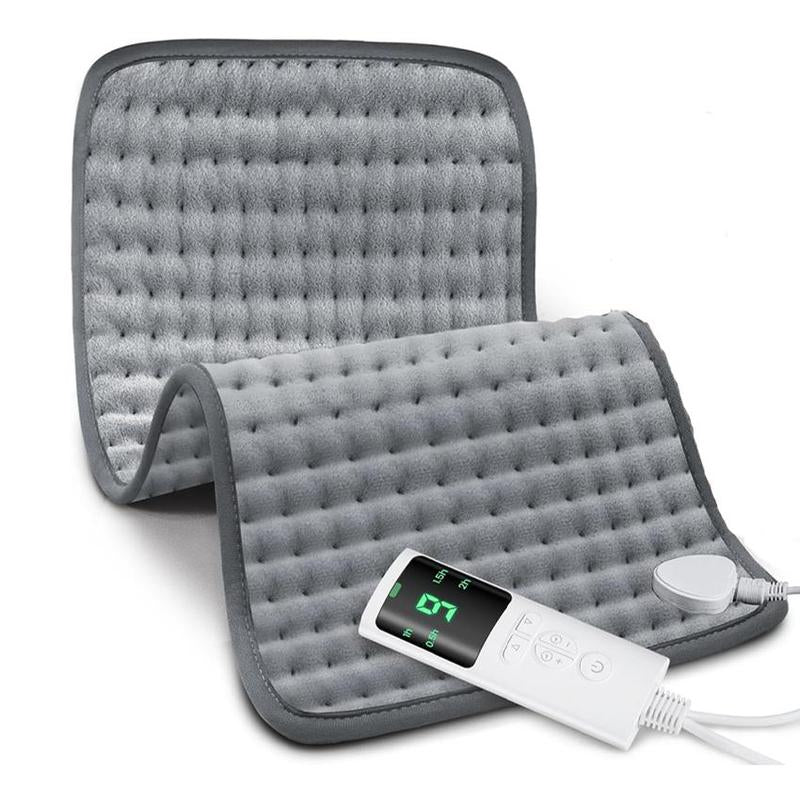 9‑Level Temperature Adjustable Heating Pad – 4‑Step Timer | Waist & Shoulder Hot Compress