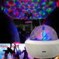 Galaxy Projector Night Light creating colorful starry sky projections inside a car, perfect for parties and relaxation.