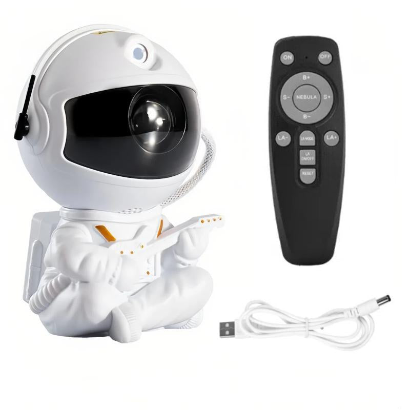 Astronaut Star Projector with remote control and USB, perfect for creating a galaxy light experience in kids&