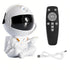 Astronaut Star Projector with remote control and USB, perfect for creating a galaxy light experience in kids&
